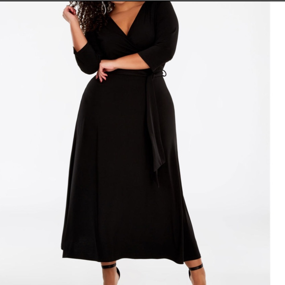 SOLD Sexy Wrap Animal Print Maxi Dress